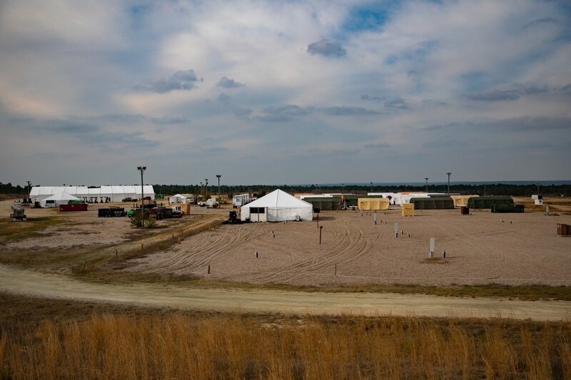 Quarantine site at Fort Bragg