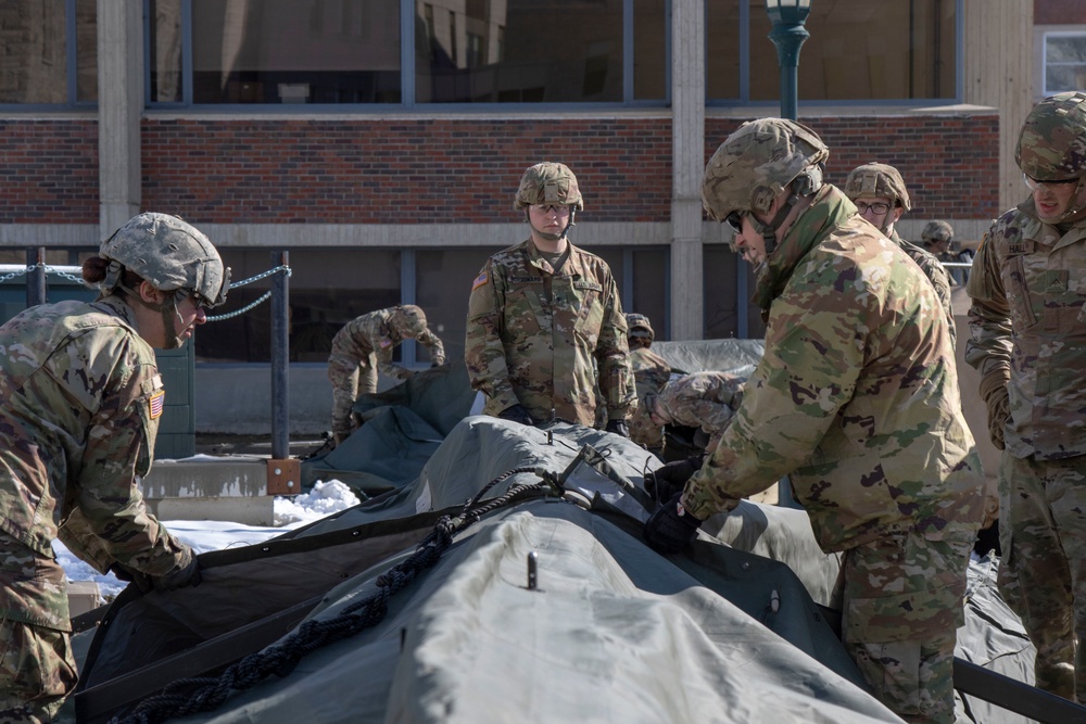 186 Brigade Support Battalion Prepare to support Univerisity Of Vermont Medical Center