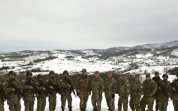 KFOR RC-E personnel patrol Kosovo's administrative boundary line