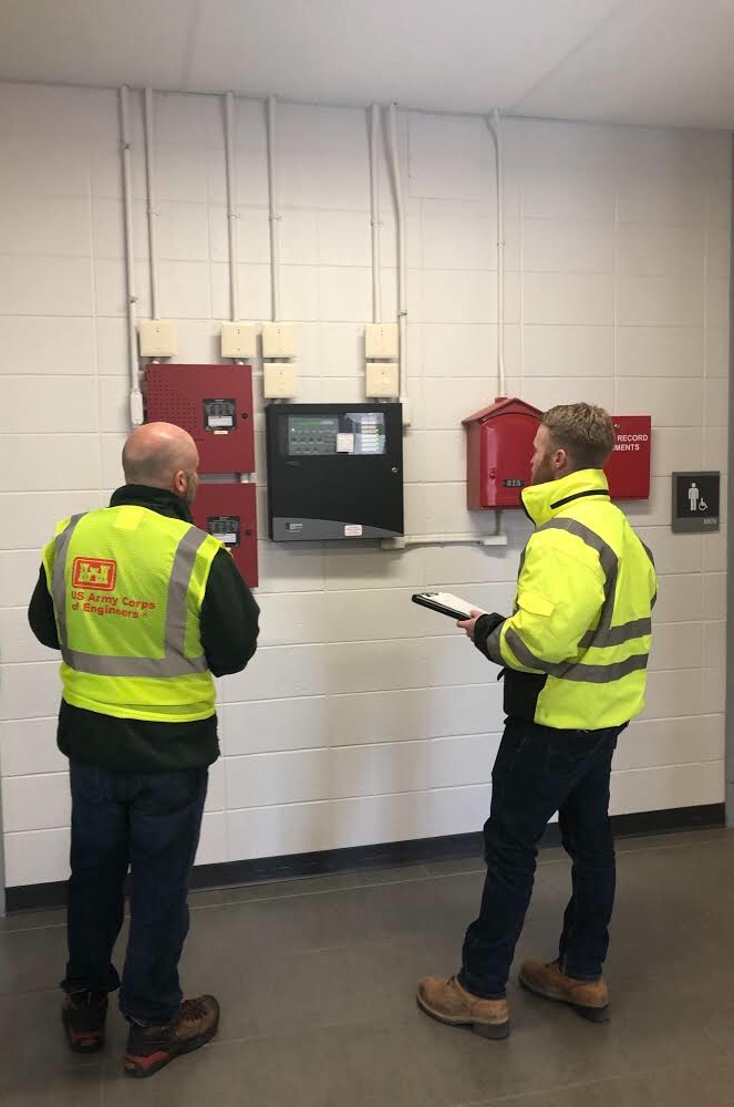 USACE New England personnel perform site assessments in Rhode Island