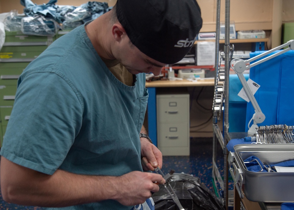 Corpsman Sterilize Tools