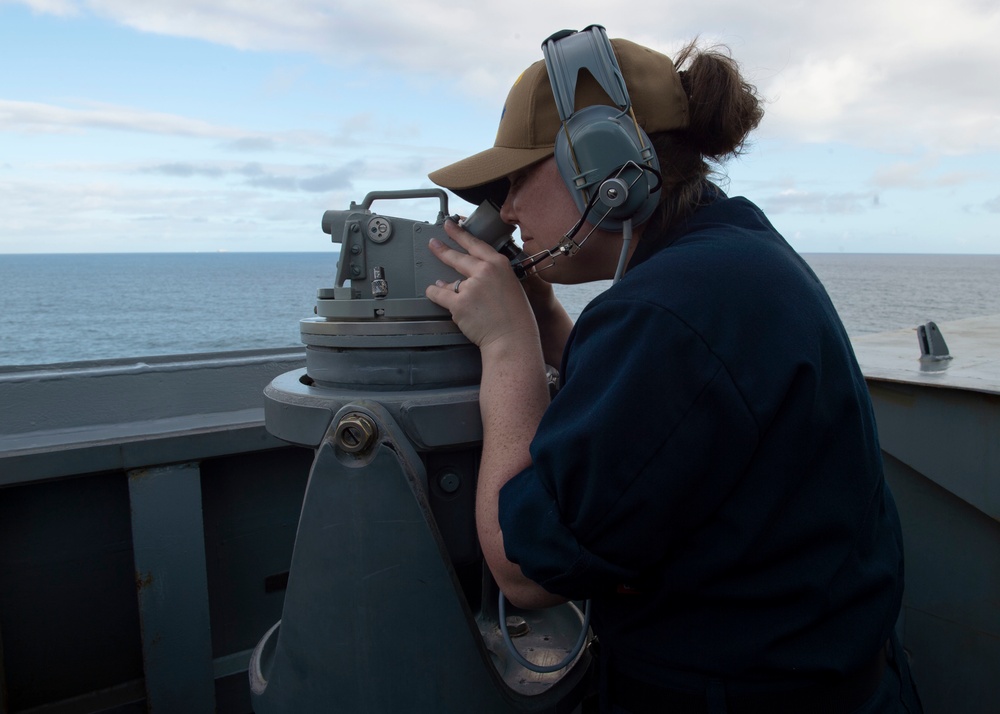 USS Kidd Conducts Routine Operations