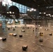 FEMA Field Hospital for setup at the Jacob Javits Convention  Center in New York City
