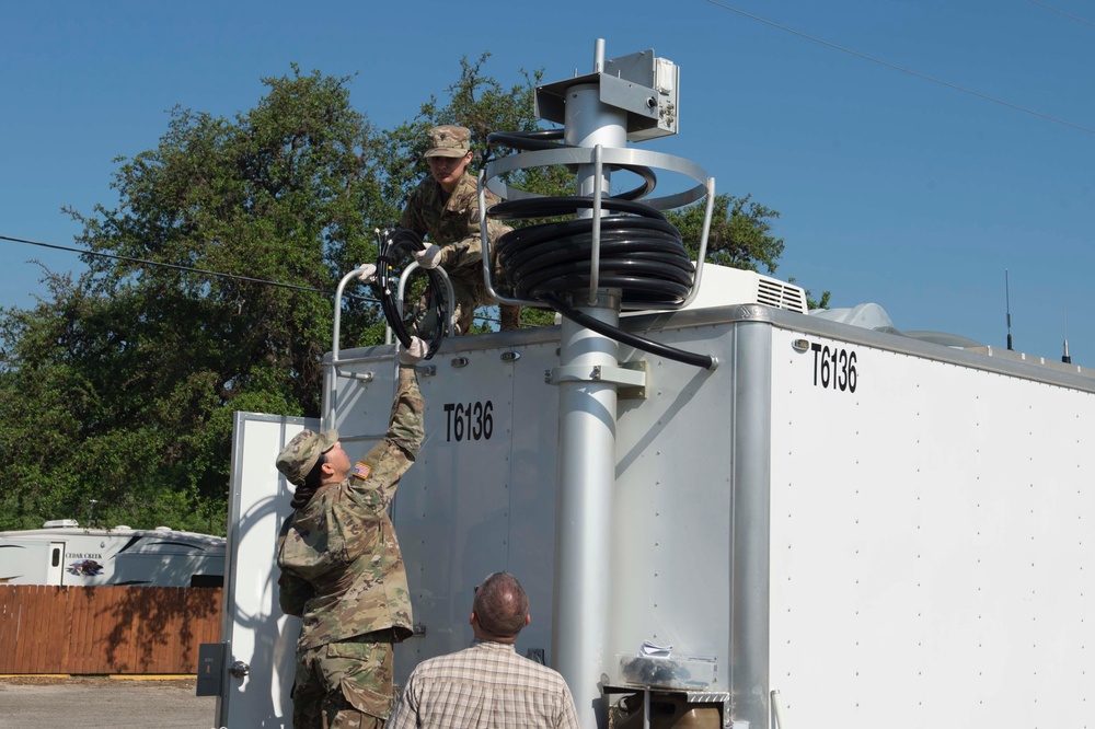 Texas Military Department Prepares Texas Interoperation Communication Packages