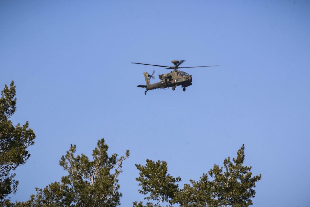 3rd Combat Aviation Brigade fly apache helicopters