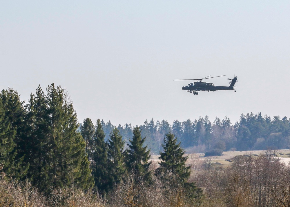 3rd Combat Aviation Brigade fly apache helicopters