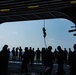 31st MEU MRF fast ropes aboard USS America