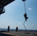 31st MEU MRF fast ropes aboard USS America