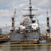 USS Vicksburg Docks