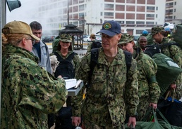 Reserve Sailors Deploy Aboard USNS Comfort
