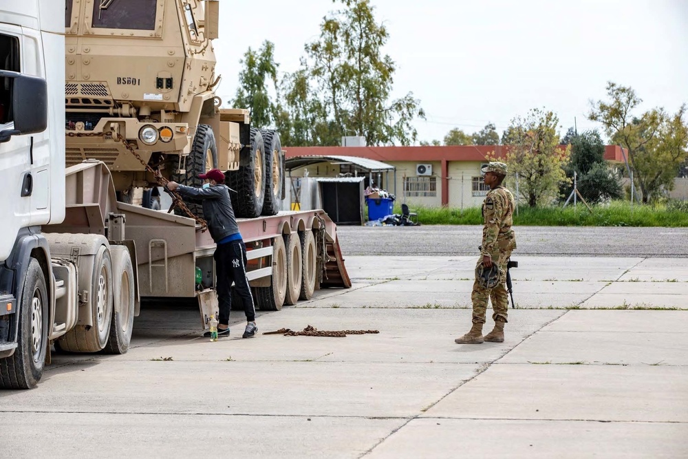 U.S. Forces prepare K1 Air Base for transfer to Iraqi Security Forces