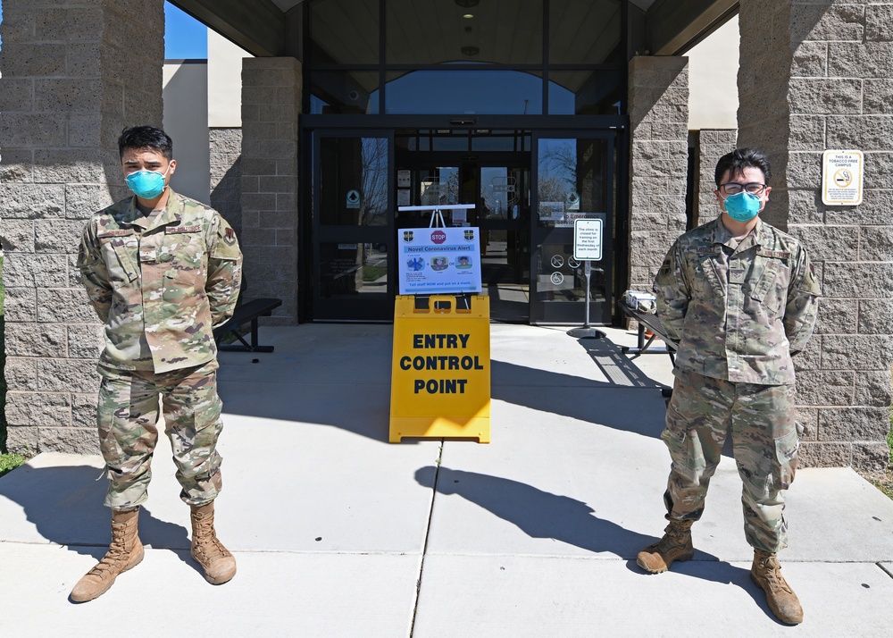 9th Medical Group Establishes Entry Control Point