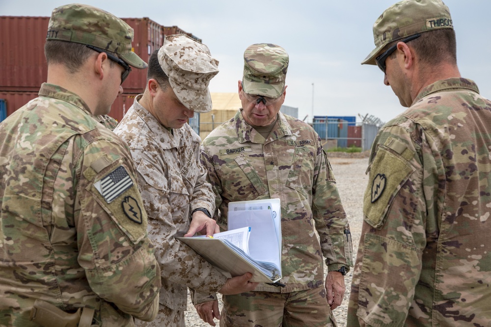 Brig. Gen. Barker transfers authority of Qayyarah Airfield West to Iraqi Security Forces