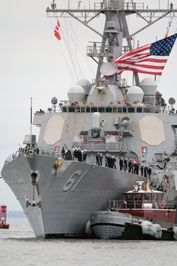 USS Ramage (DDG 61) Returns to Naval Station Norfolk