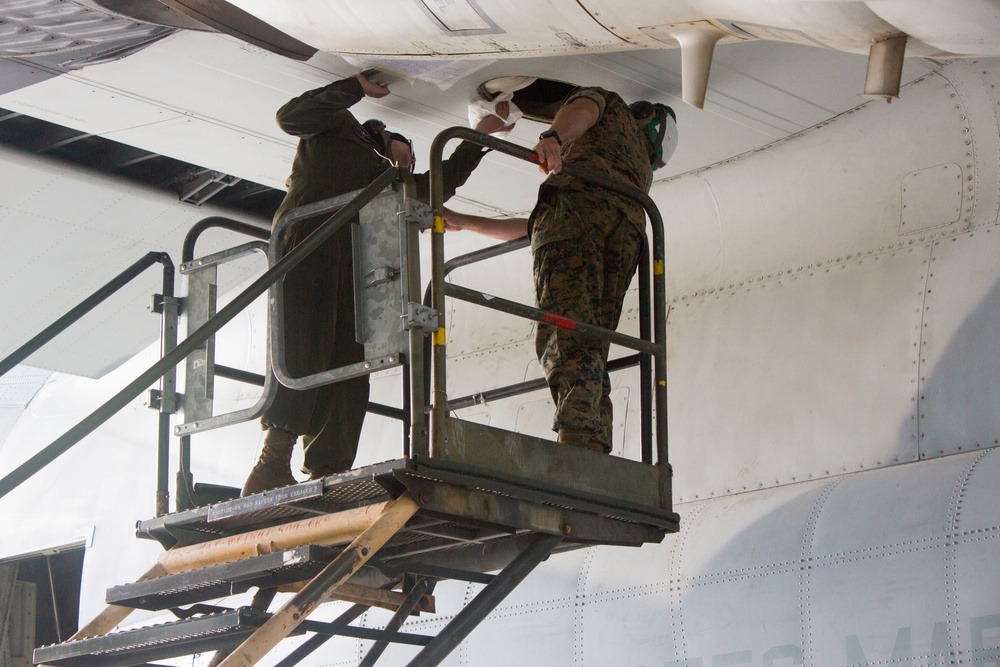 VMGR-352 maintains KC-130Js