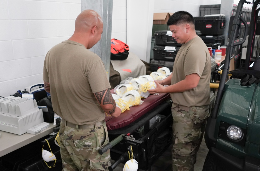 Hawaii National Guard Airmen assist in distribution of key medical supplies during COVID-19 response