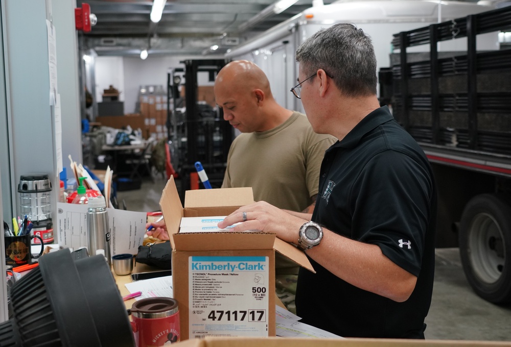 Hawaii National Guard Airmen assist in distribution of key medical supplies during COVID-19 response