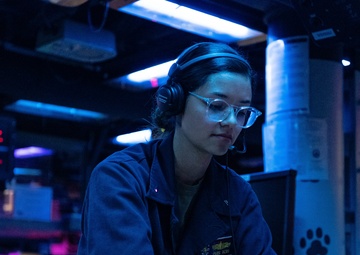 USS BARRY ASW TRAINING