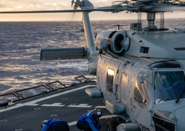USS BARRY HELICOPTER OPERATIONS