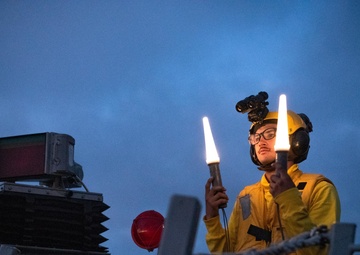 USS Barry Flight Deck Operations