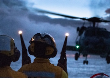 USS BARRY Helicopter Operations