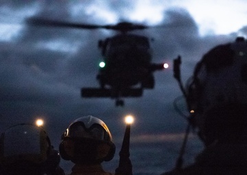 USS Barry Flight Deck Operations