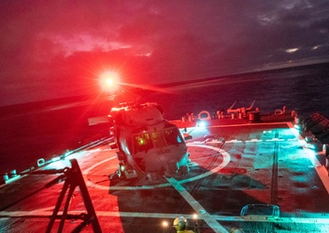 USS Barry Helicopter Operations