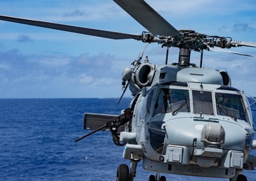 USS Barry Helicopter Opera tions