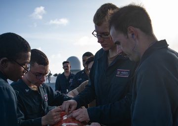 USS Barry Torpedo Exercise