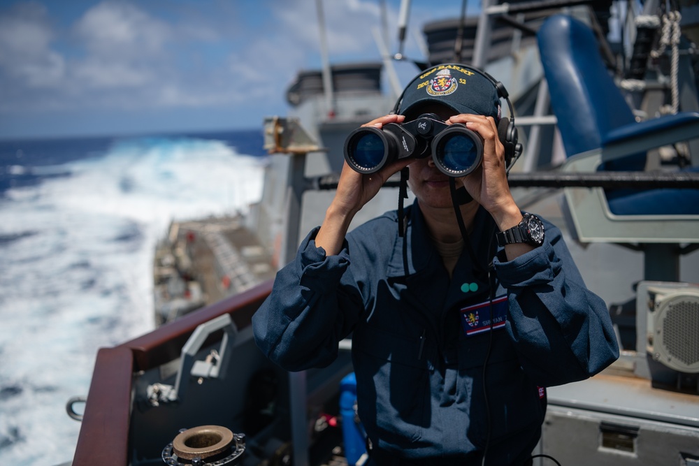 USS Barry Lookout