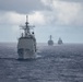 USS Shiloh (CG 67), USS Germantown (LSD 42), and USS Antietam (CG 54) Underway