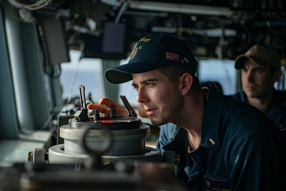 USS Barry Underway Operations