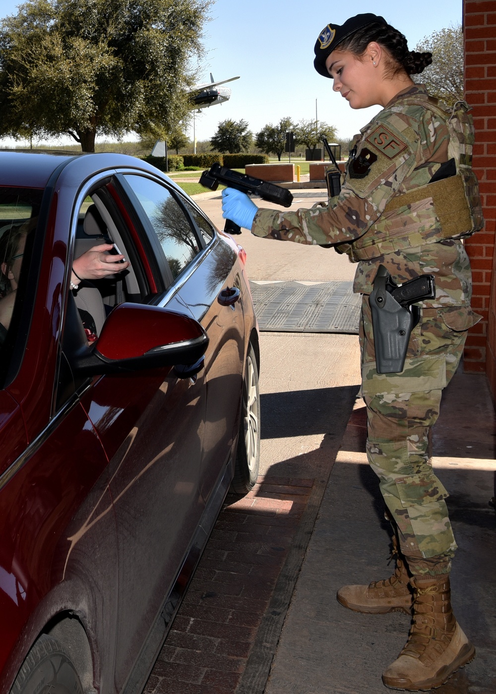 17 Security Forces Squadron installation entry controller