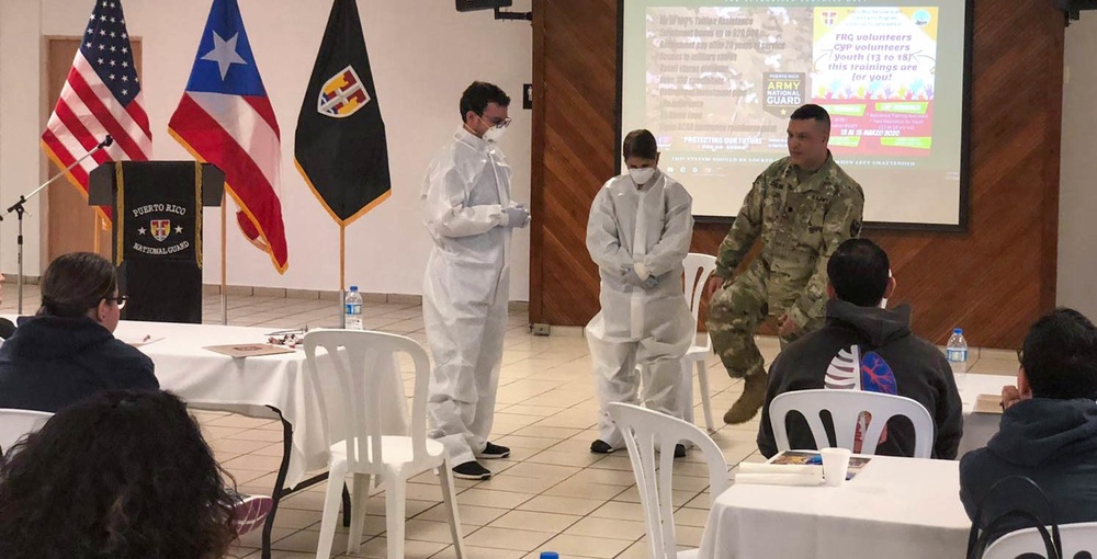 Medical students help PRNG on passenger screening mission
