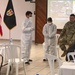 Medical students help PRNG on passenger screening mission