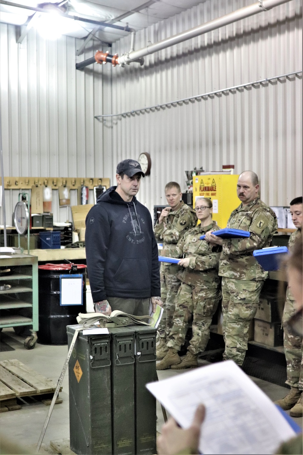 89B students complete ammunition inspection training at Fort McCoy ASP