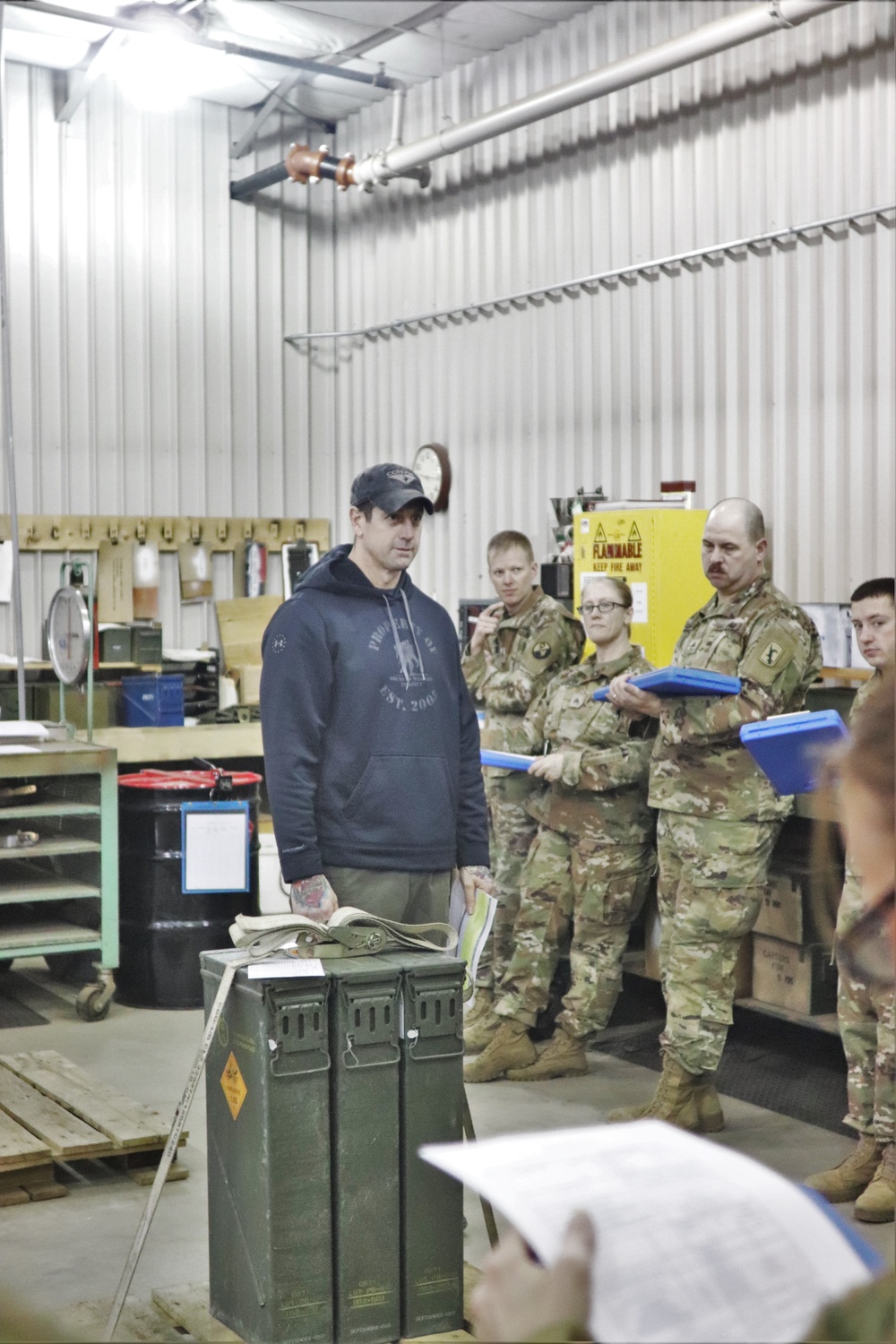 89B students complete ammunition inspection training at Fort McCoy ASP