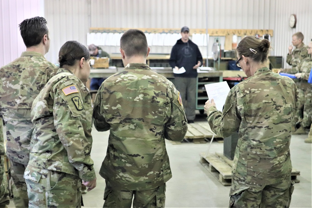 89B students complete ammunition inspection training at Fort McCoy ASP