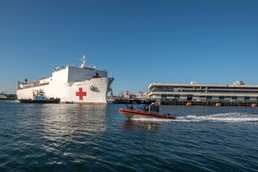USNS Mercy Arrives in LA