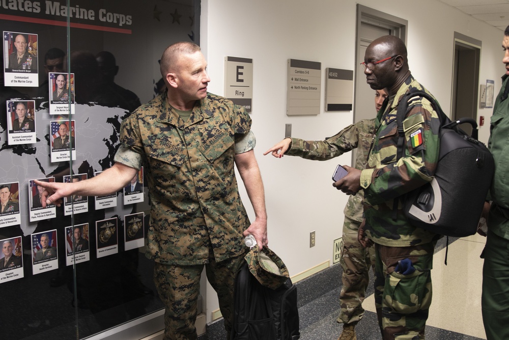 African Leaders Visit the Pentagon