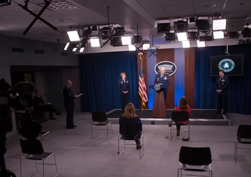 USAF Gen Raymond Briefs on Space Force, Spacecom and COVID-19