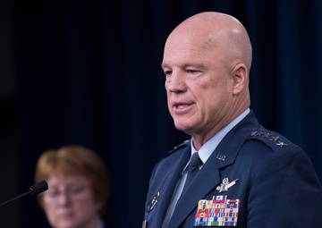USAF Gen Raymond Briefs on Space Force, Spacecom and COVID-19