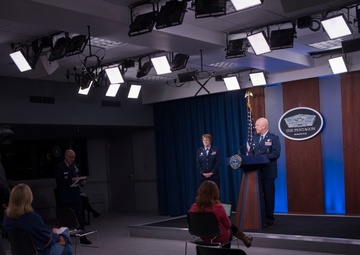 USAF Gen Raymond Briefs on Space Force, Spacecom and COVID-19