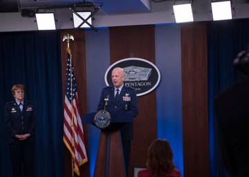 USAF Gen Raymond Briefs on Space Force, Spacecom and COVID-19