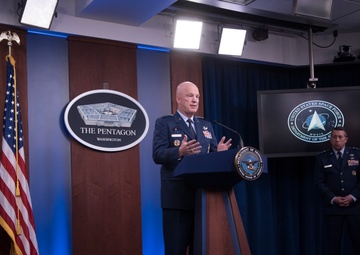 USAF Gen Raymond Briefs on Space Force, Spacecom and COVID-19
