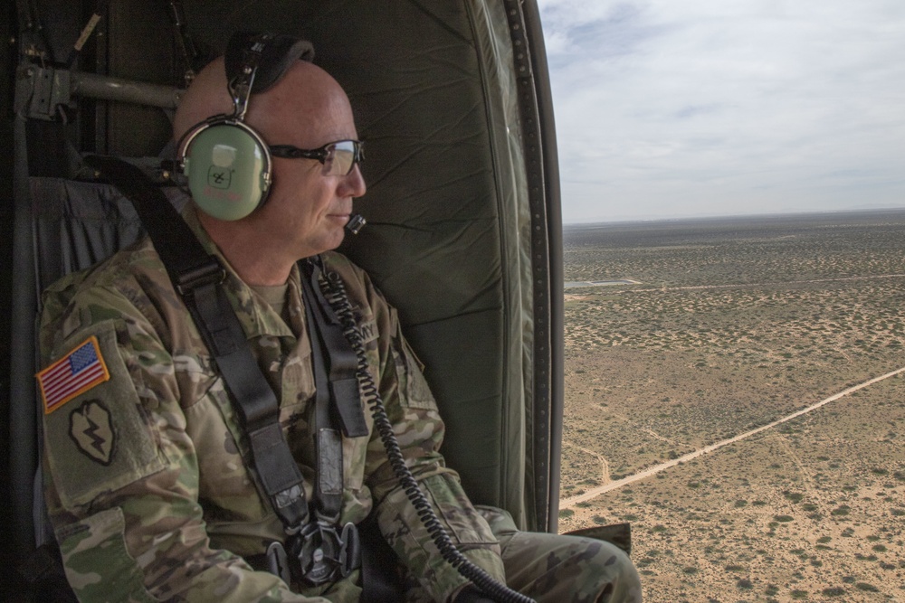 Commanding General Visits Quarantine Sites