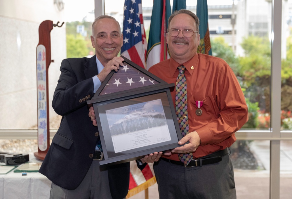 Mr. Shepherd retires after 40 years of federal service.
