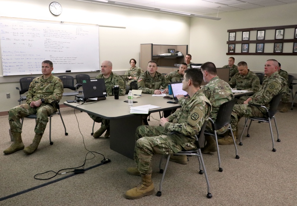 Iowa Soldiers Set Up Operations Cell in Iowa City to Support COVID-19 Response Efforts