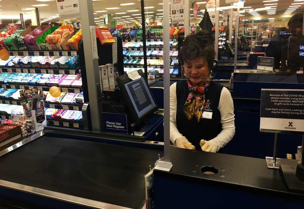 Fort Knox Exchange installs protective shields to continue serving customers safely