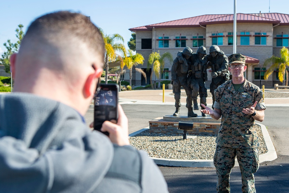 Wounded Warrior Bn. chaplain records online devotional to fill social distance gap